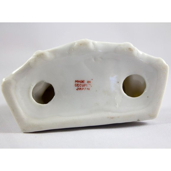 Vintage Occupied Japan Porcelain Colonial Couple Cello Figurine 1945-1952 - Picture 6 of 6